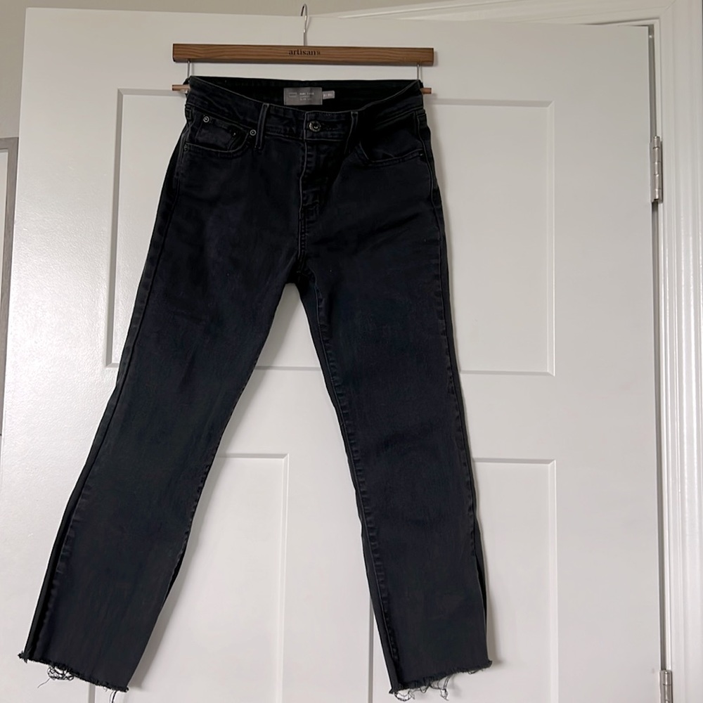 Levi’s low rise straight leg ankle jeans